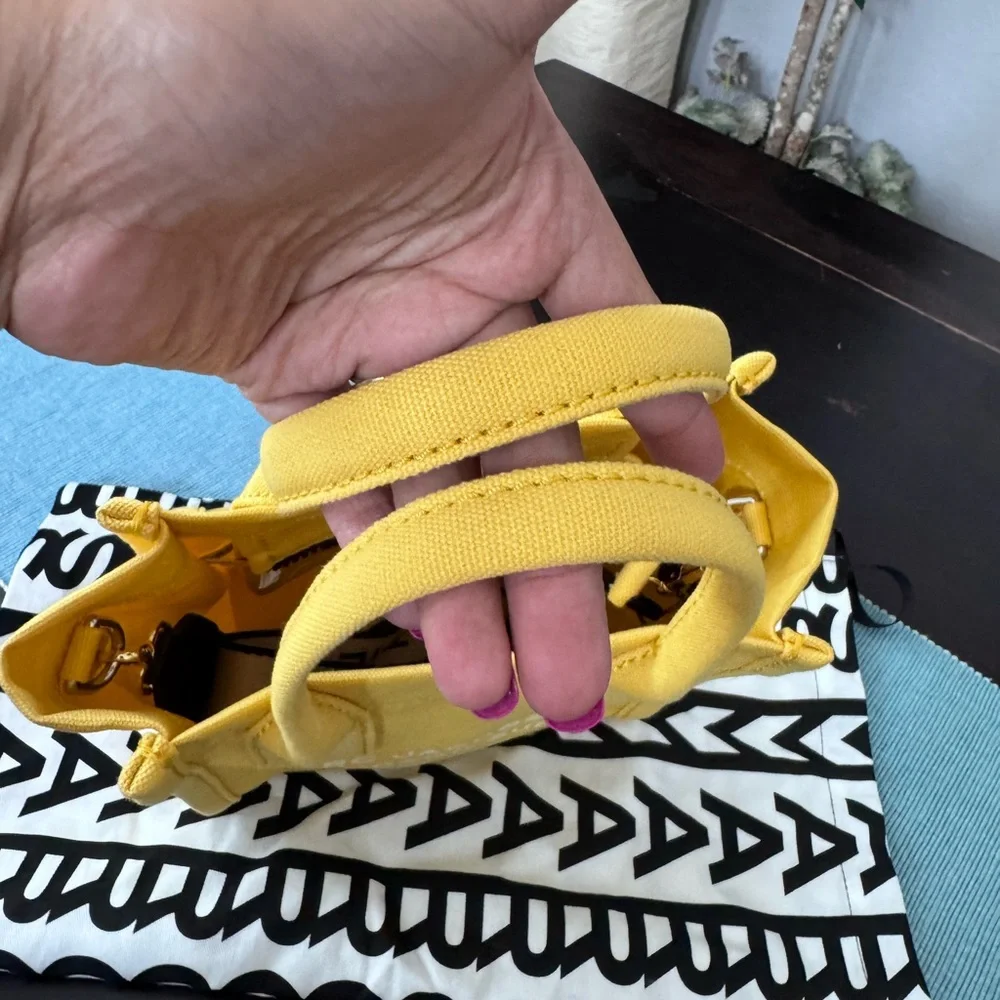 Marc Jacobs Small Canvas Standard Supply Tote in yellow. - Picture 3 of 7